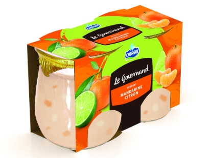 Image de Le gourmand mandarine/citron (2*125g)