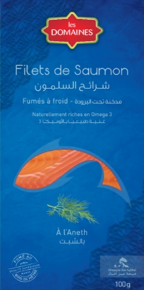 Image de Filet de saumon fumé à l'aneth - (100g)