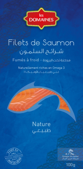 Image de Filet de saumon fumé nature - (100g)