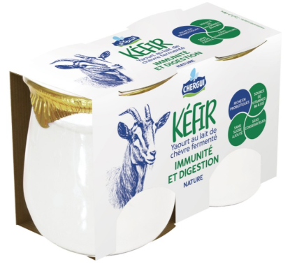 Image de Kéfir - Yaourt au lait de chèvre - (2*125g)